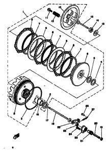 TY50M Сцепление