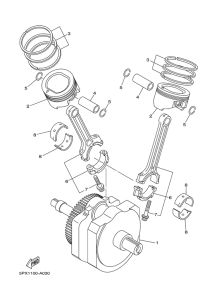 XV17PCSC Crankshaft & piston