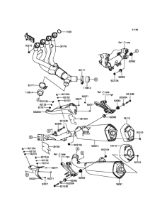 ZX1400 Глушитель