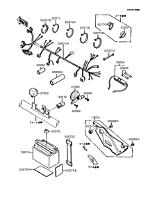 KMX125 Электрика
