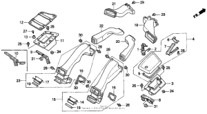 GL1500I Воздуховод