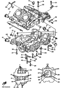 VMX12U Картер двигателя