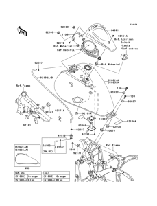 VN900 Tank fuel