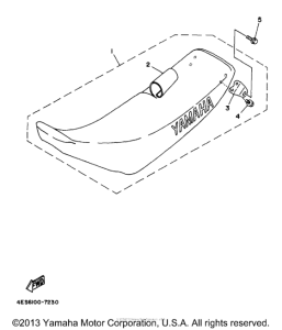 YZ80J1 Сиденье