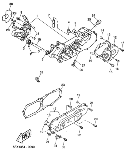 CW50 Картер двигателя