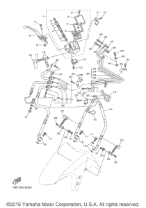FJR1300AE Главный тормозной цилиндр