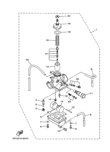RZ50 Tobera  carburador