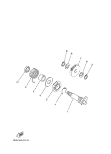 XT125X Стартер