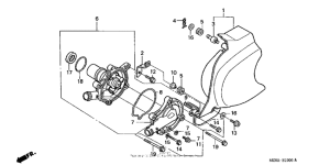 VT600CD2 Водяной насос