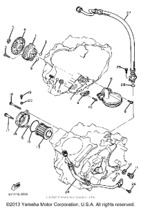 XT550K Oil pump oil cleaner