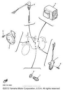 XT600UC (CA ED.) Электрика