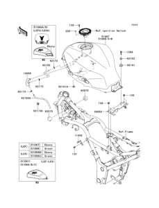 EX250 Топливный бак