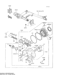 VN750 Приводной вал / шестерня ведомого вала