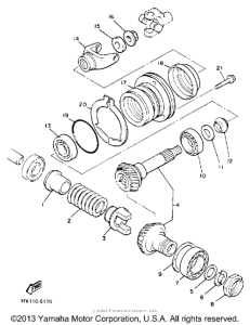 XVZ13DE Промежуточный ведущий вал