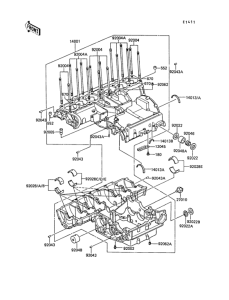 ZG1300 Картер двигателя
