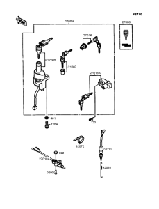 EL250 Замок зажигания