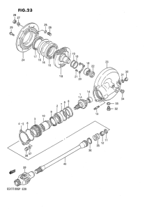 GSX1100 Карданный вал