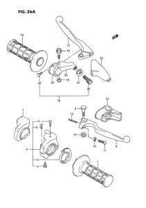RM250 Рулевой переключатель