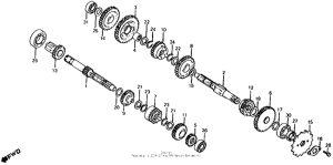 XL100S Трансмиссия