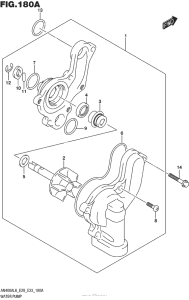 AN400 (ABS) Водяной насос