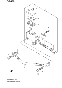 UX125 Задний тормозной цилиндр