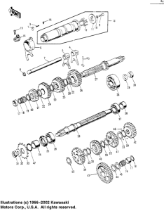  Transmission / change drum