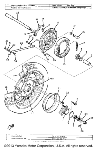 XJ650G Переднее колесо