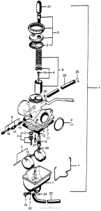 CL100 Карбюратор