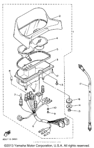 XJ600SEC Приборы