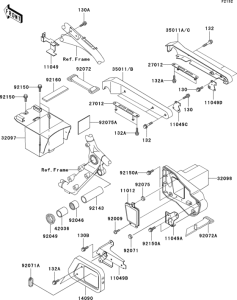  Короб для АКБ