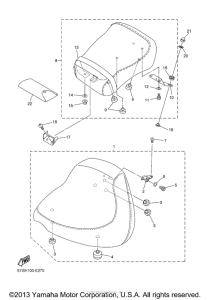 XVS11AWWC Сиденье