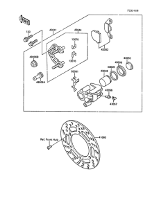  Передний тормоз