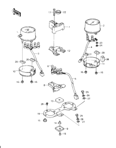 KZ1000 Спидометр