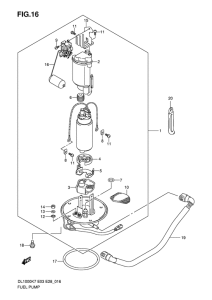 DL1000 Топливный насос