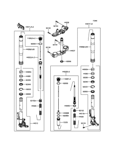 ZR1000 Передняя вилка