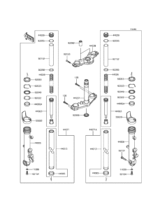 EX400 フロントフォーク