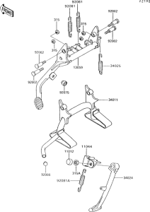 ZG1200 Подножка