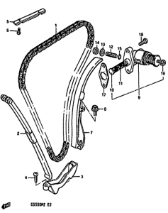 GS550 Держатель направляющей