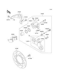  Задний тормоз
