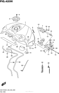 GSX-R1000 Fuel Tank (Gsx-R1000Al7 E03) (Ykv,yvz)