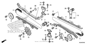 GL1800B Cam chain + tensioner