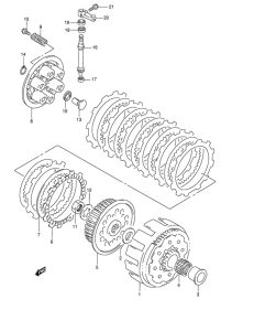 RMX250 Бендикс
