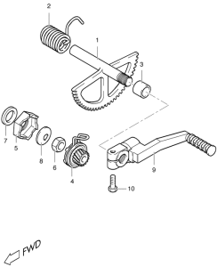 UF50 Ножной стартер