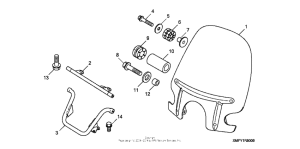 VT1300CT Custom windshield (vt1300ct)