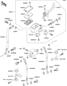ZR1200 Главный тормозной цилиндр