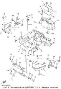 XVZ13LTN Боковые обтекатели