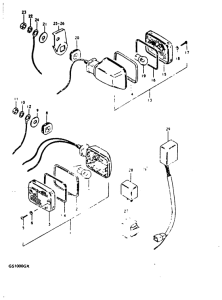 GS1000 Поворотники