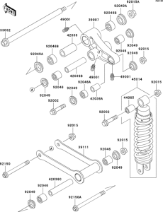 VN800 Подвеска  /  амортизатор