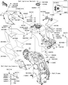 ZX1400 Fuel tank(1 / 2)