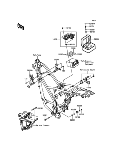 KLX125 フレームフィッティング
